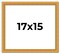 17x15 Solid Wood Antique Picture Frame with UV-Resistant Acrylic & Acid-Free Backing, Available in 4 Finishes: Bronze, Gold, Silver, and Gold with Black